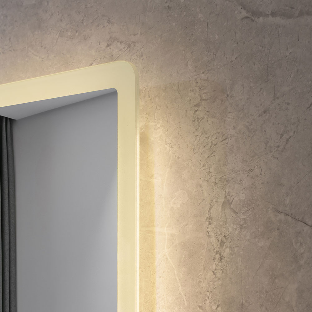Pravokotno LED ogledalo primerno za hodnik, sobo ali kopalnico 50x150cm(6240-A4) - slika 3